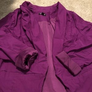 Torrid purple blazer